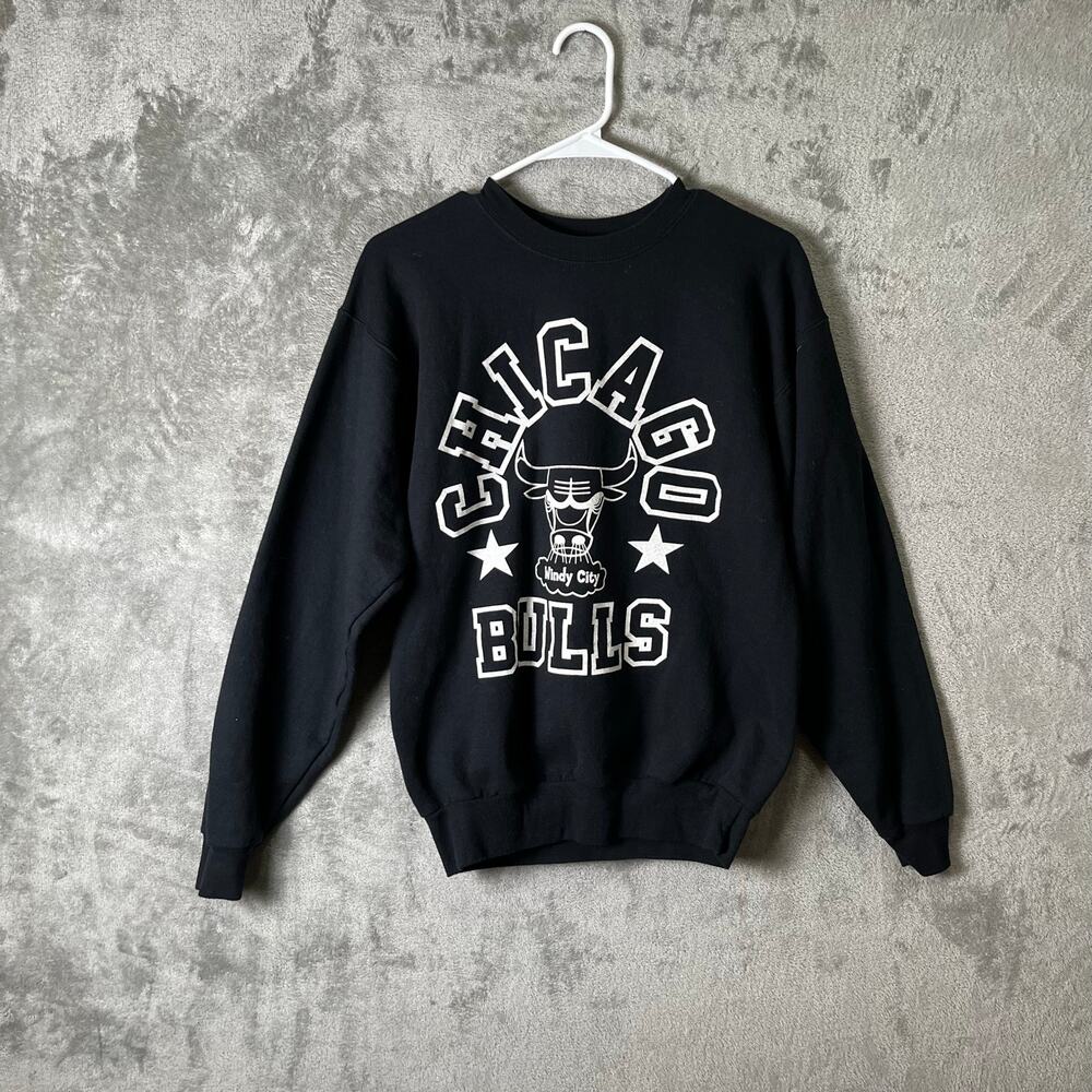 Hardwood Classics Chicago Bulls Windy City Crewneck Sweatshirt‎ Mens Size Small